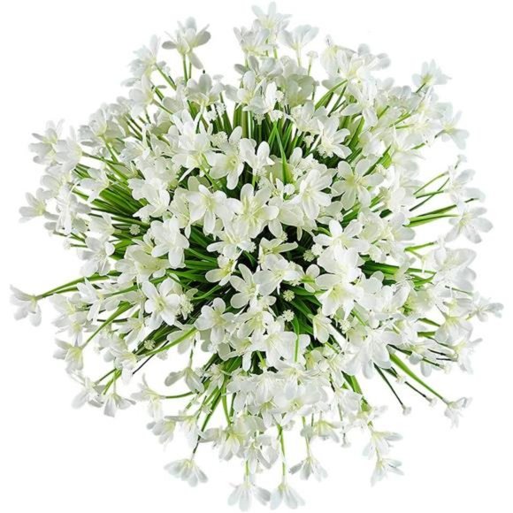 8 Bundles Artificial Daffodils Flowers, Fake Artificial Greenery UV Resistant - Picture 6 of 7
